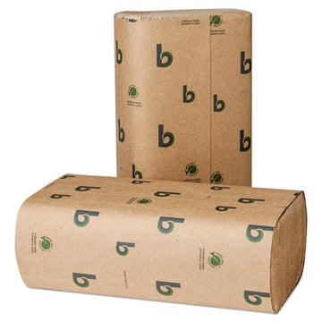 Boardwalk® Boardwalk Green Multifold Towels, Natural, 9 1-8 X 9 1-2, 250-pack, 16 Packs-ct freeshipping - TVN Wholesale